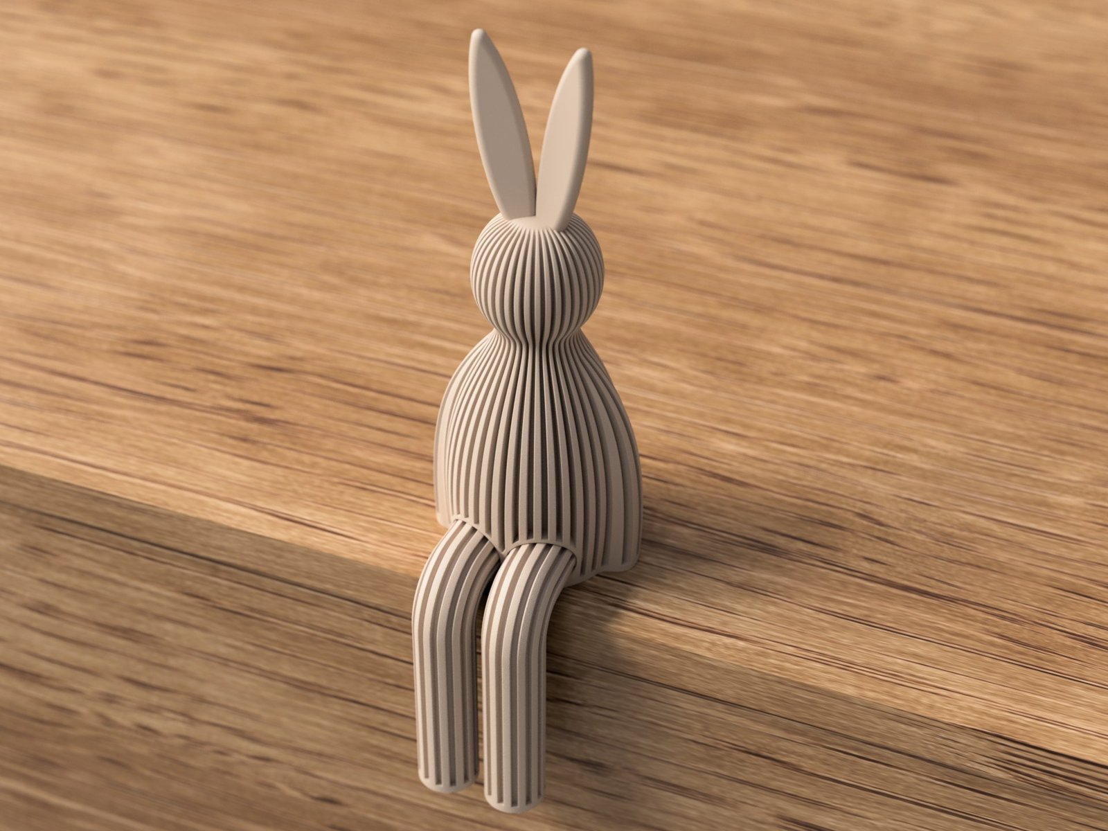 Lapin de Pâques assis 7