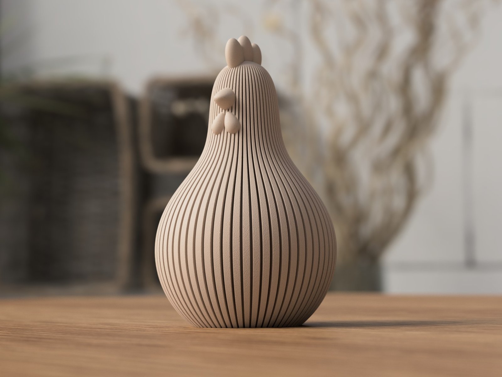 Poule et poussin de Pâques 2
