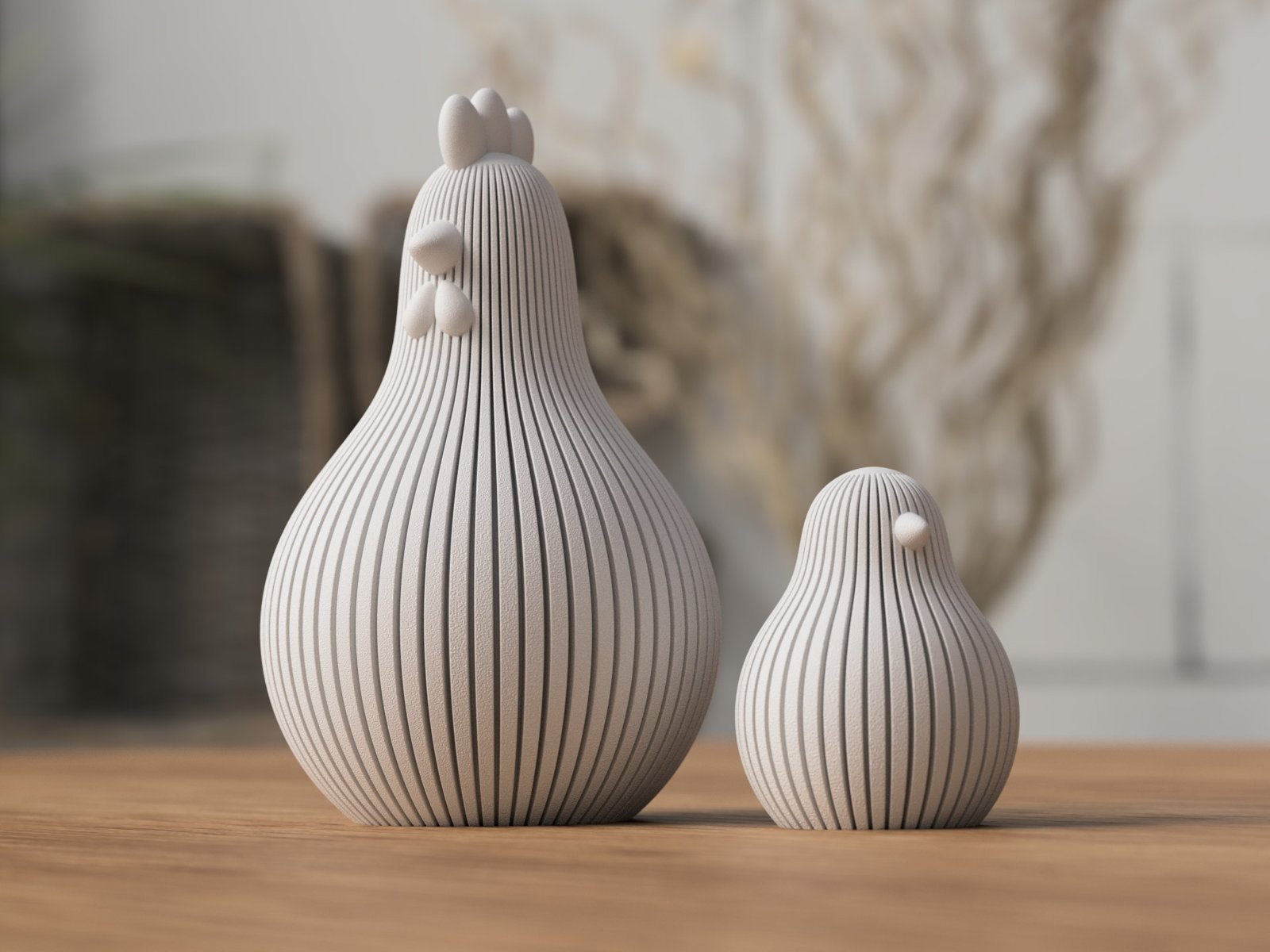 Poule et poussin de Pâques 5