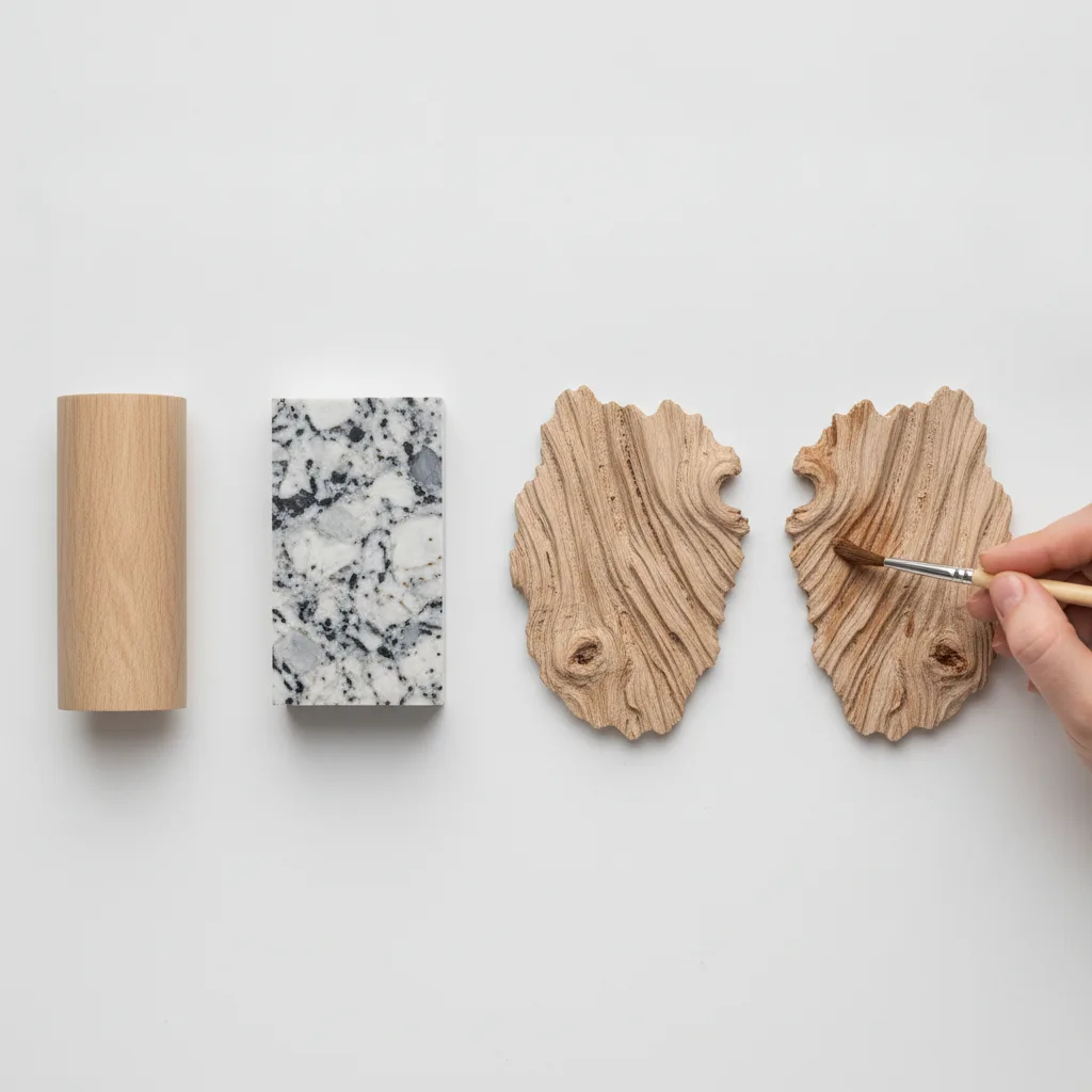 impression 3d texture bois marbre